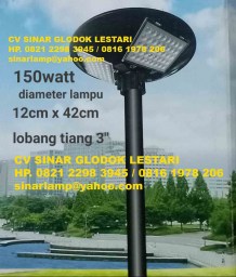 Lampu PJU Tenaga Surya Pedestrian Jalan Walkway